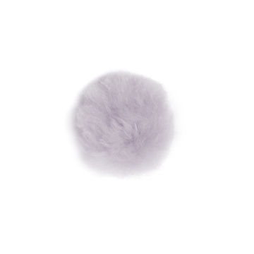 Toft alpaca fur coloured pom pom ruby